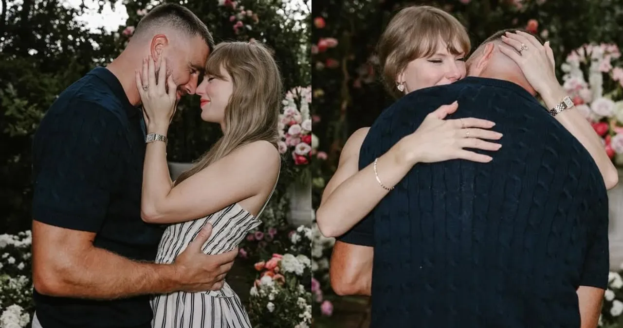 Travis Kelce recalls crying while proposing to Taylor Swift: 'Can't wait to  spend my life with her' - Entertainment
