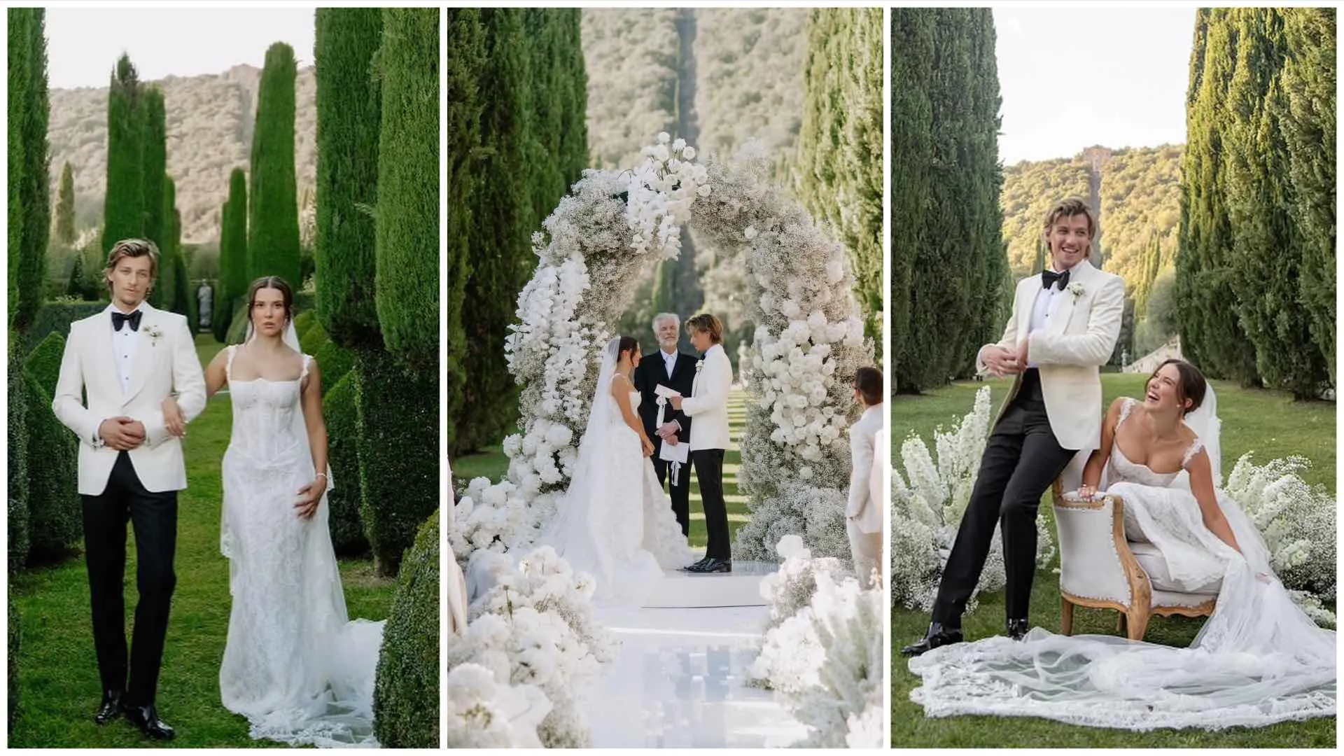 Inside Millie Bobby Brown And Jake Bongiovi's Dreamy Italian Nuptials