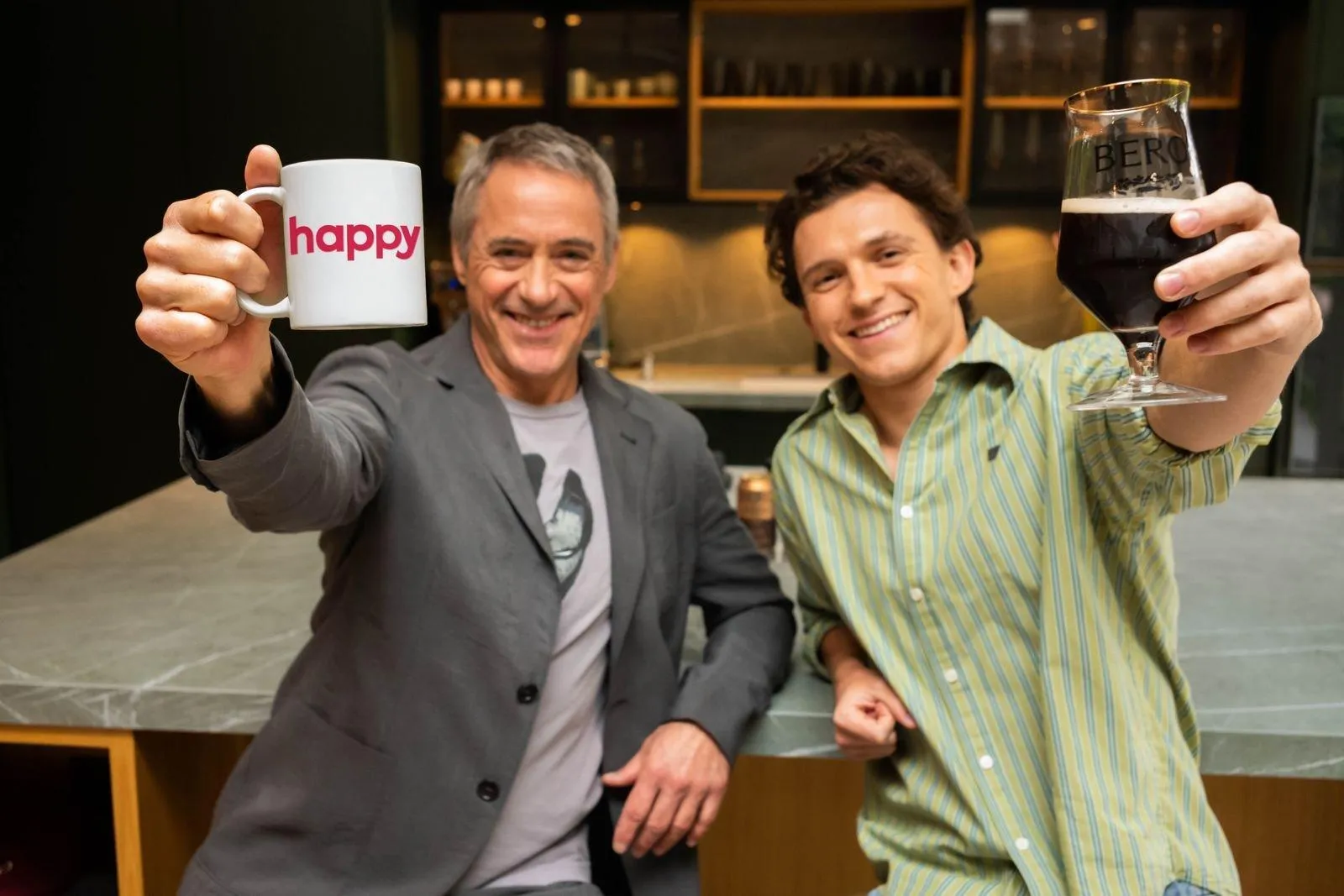 Tom Holland and Robert Downey Jr. Just Reunited for BERO Brew