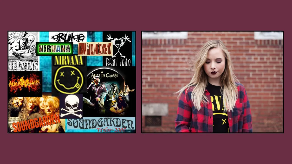 &lsquo;90s grunge music