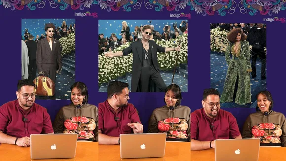 RJ Rohit Putting on the Fashion Police Badge💁🏻‍♀️ for the Met Gala💅